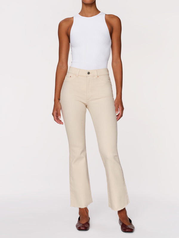 Dl1961 Bridget Boot High Rise Instasculpt™ 27" Jeans Flax