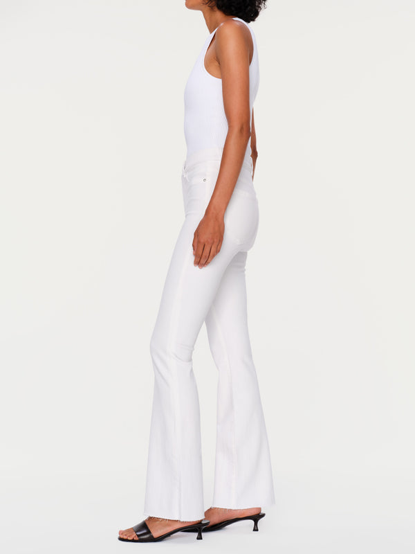 Dl1961 Bridget Boot High Rise Instasculpt™ 31.5" Jeans White