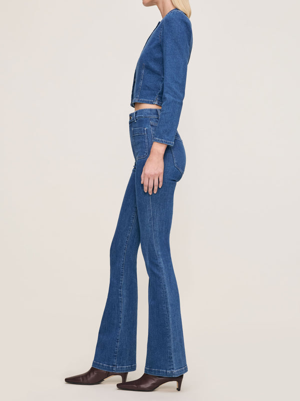 Dl1961 Bridget Boot High Rise Instasculpt™ 33'" Jeans Blue Water