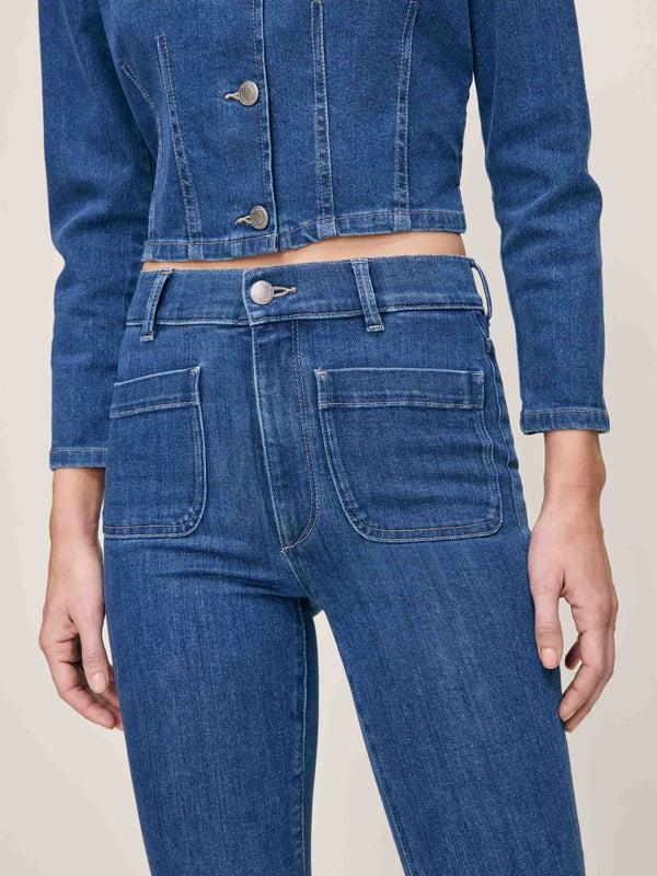 Dl1961 Bridget Boot High Rise Instasculpt™ 33'" Jeans Blue Water