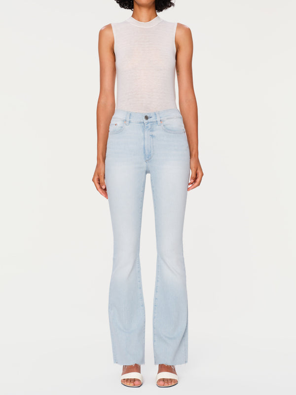 dl1961 Bridget Boot High Rise Instasculpt™ 33" Jeans Blue Isle