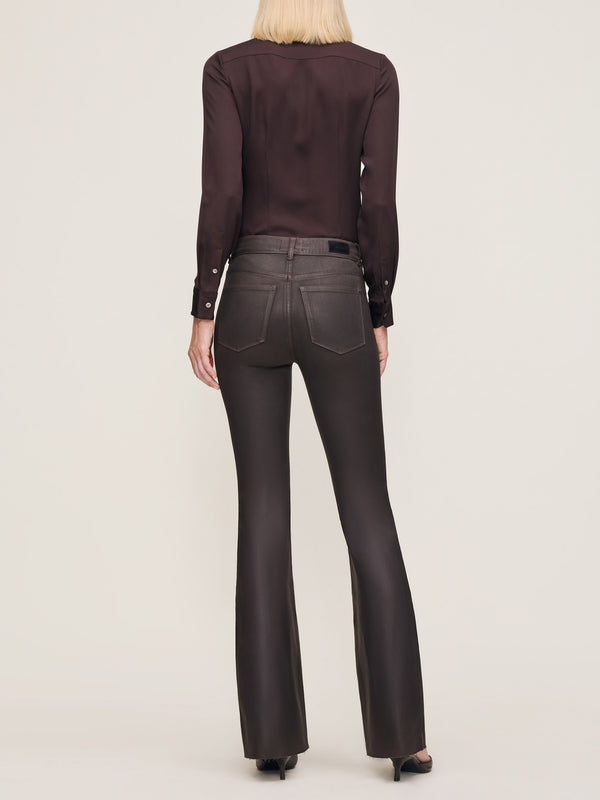 Dl1961 Bridget Boot High Rise Instasculpt™ 33" Jeans Chocolate Coated