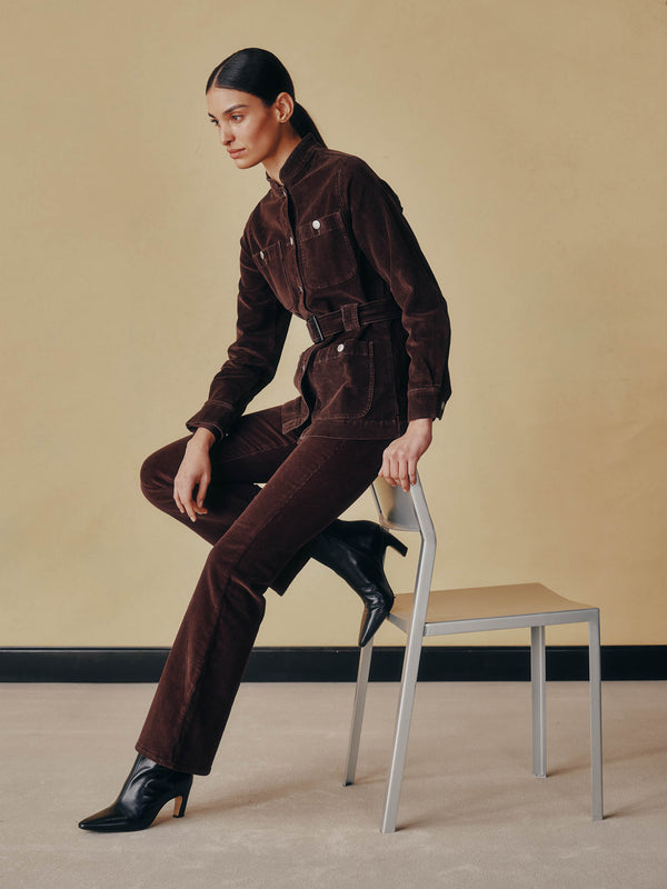 dl1961 Bridget Boot High Rise Instasculpt™ 33" Jeans Meteorite