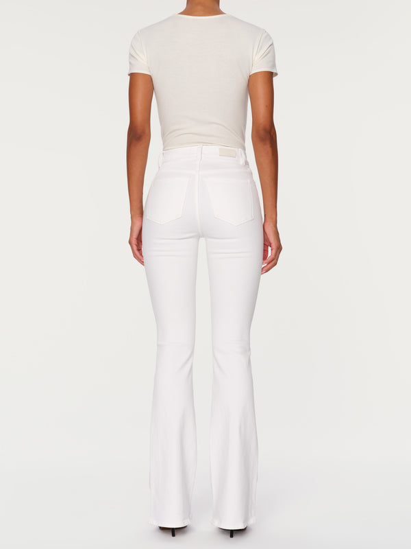 Dl1961 Bridget Boot High Rise Instasculpt™ 33" Jeans White
