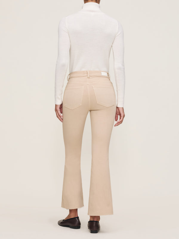 Dl1961 Bridget Boot High Rise Instasculpt™ Crop Jeans Almond