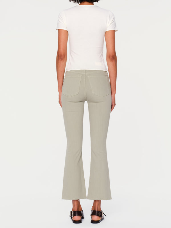 Dl1961 Bridget Boot High Rise Instasculpt™ Crop Jeans Dried Sage