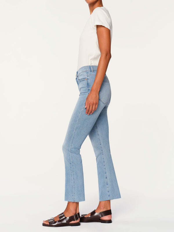 Dl1961 Bridget Boot High Rise Instasculpt™ Crop Jeans Fountain