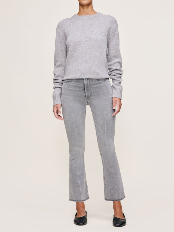 dl1961 Bridget Boot High Rise Instasculpt™ Crop Jeans Grey Cove