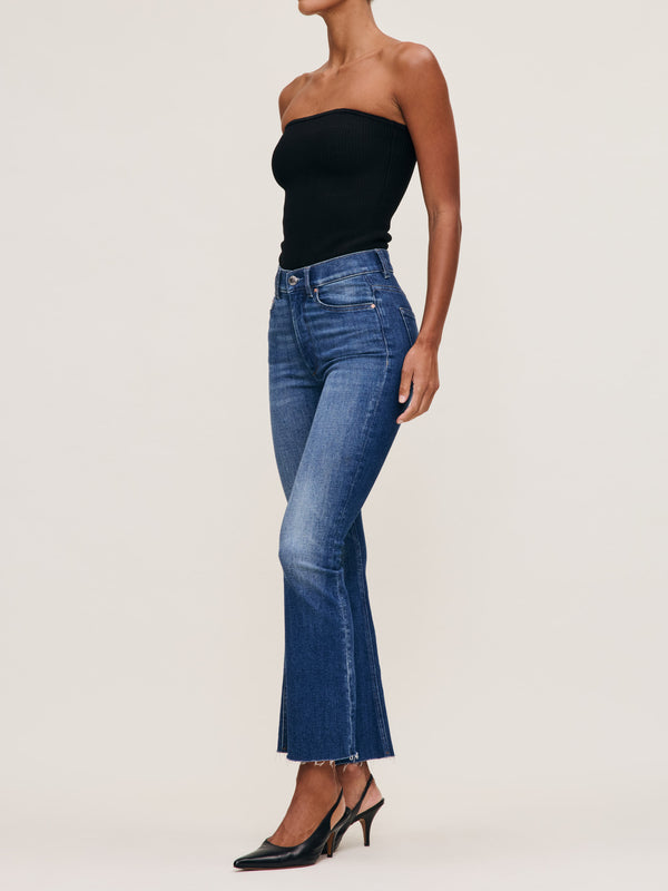 Dl1961 Bridget Boot High Rise Instasculpt™ Crop Jeans Hulton