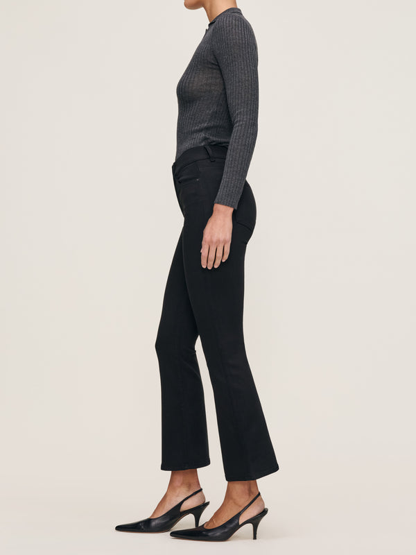 Dl1961 Bridget Boot High Rise Instasculpt™ Crop Jeans Hail