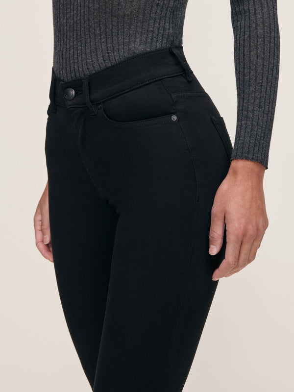 Dl1961 Bridget Boot High Rise Instasculpt™ Crop Jeans Hail