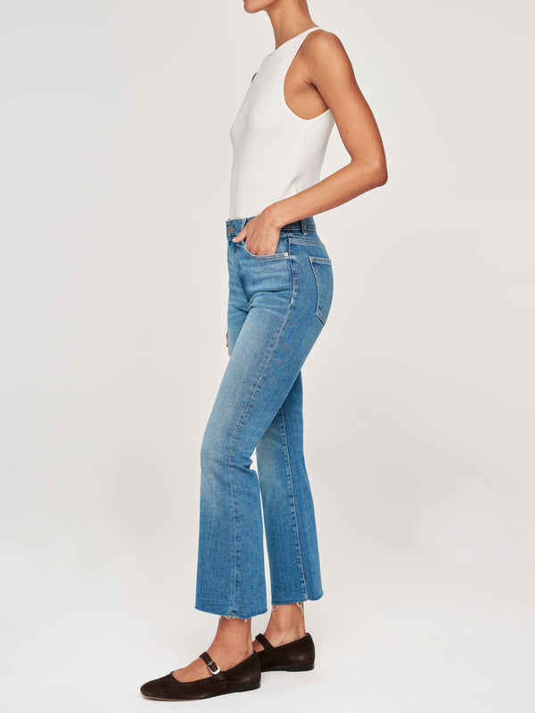 Dl1961 Bridget Boot High Rise Instasculpt™ Crop Jeans Island Park