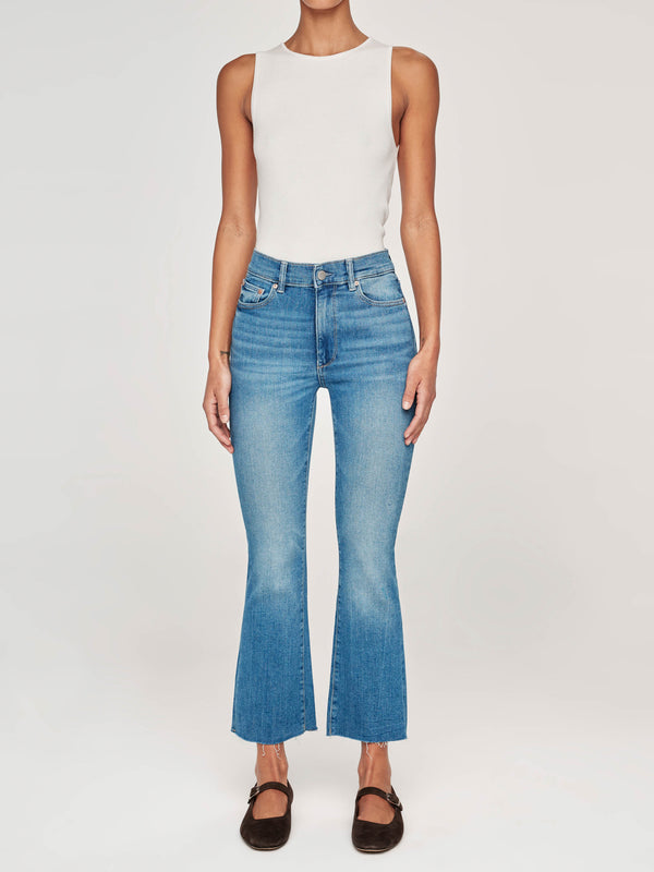 dl1961 Bridget Boot High Rise Instasculpt™ Crop Jeans Island Park