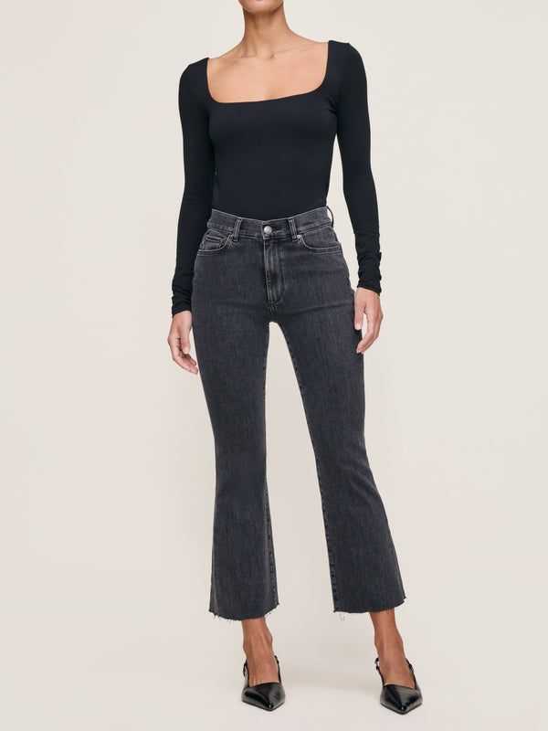 dl1961 Bridget Boot High Rise Instasculpt™ Crop Jeans Nightshade