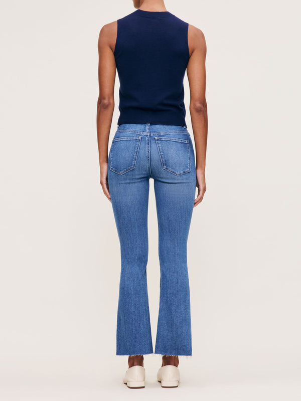 Dl1961 Bridget Boot High Rise Instasculpt™ Crop Jeans Palm Springs