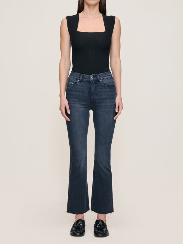 dl1961 Bridget Boot High Rise Instasculpt™ Crop Jeans Presage