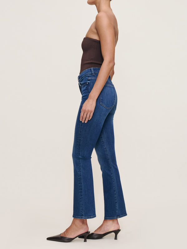 Dl1961 Bridget Boot High Rise Instasculpt™ Crop Jeans Raindrop