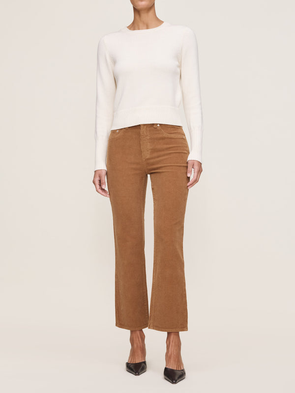 dl1961 Bridget Boot High Rise Instasculpt™ Crop Jeans Teakwood