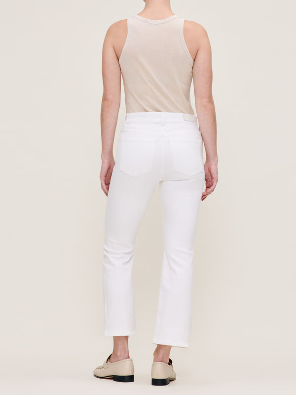 Dl1961 Bridget Boot Petite High Rise Instasculpt™ 25" Jeans White