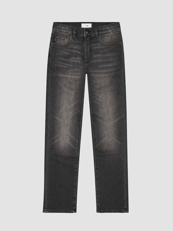 dl1961 Brady Slim Pants Washed Black Knit