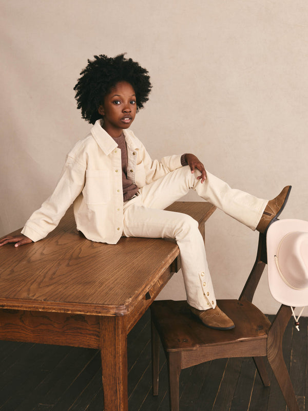 dl1961 Claire Boot High Rise Manilla Corduroy