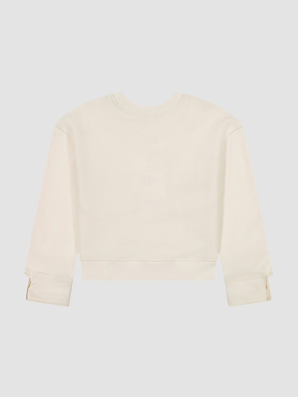 Dl1961 Edie Sweatshirt Cropped Manilla