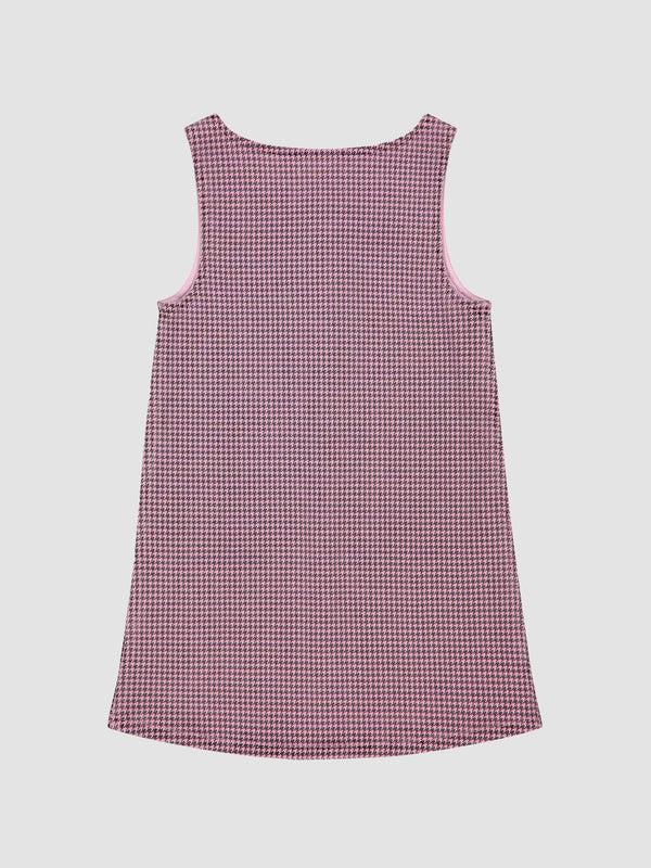 Dl1961 Hana Dress Pink Houndstooth