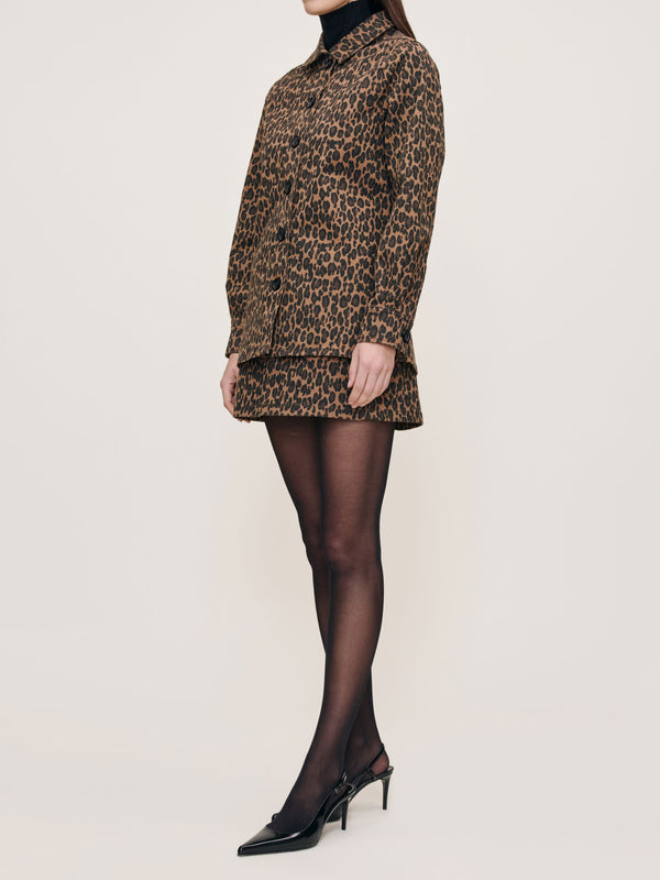 Dl1961 Harloe Jacket Leopard