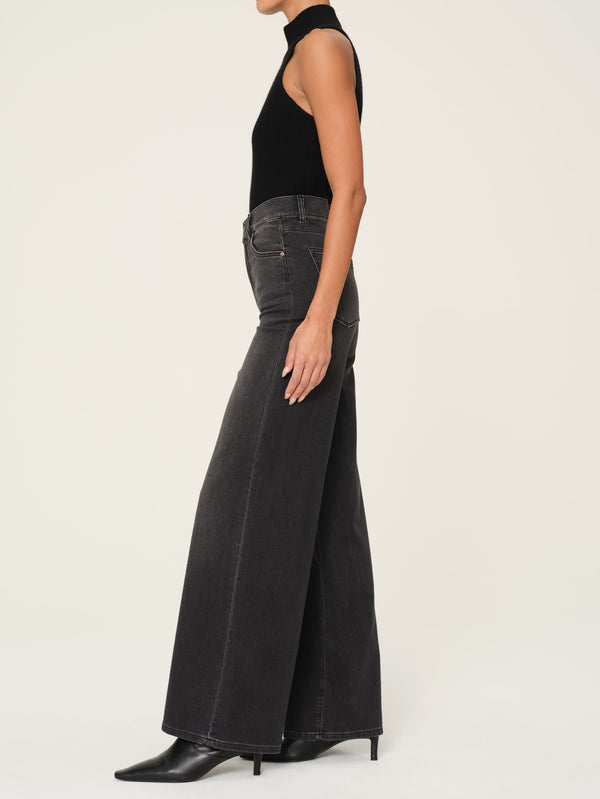 Dl1961 Hepburn Wide Leg High Rise 32" Dark Haze