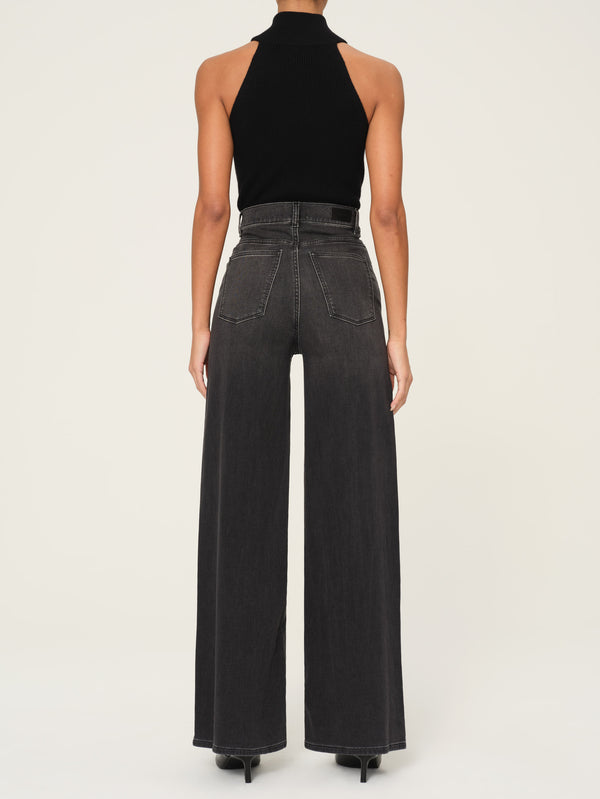 Dl1961 Hepburn Wide Leg High Rise 32" Dark Haze