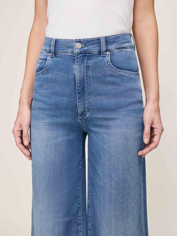 Dl1961 Hepburn Wide Leg High Rise 32" Jeans Mohonk