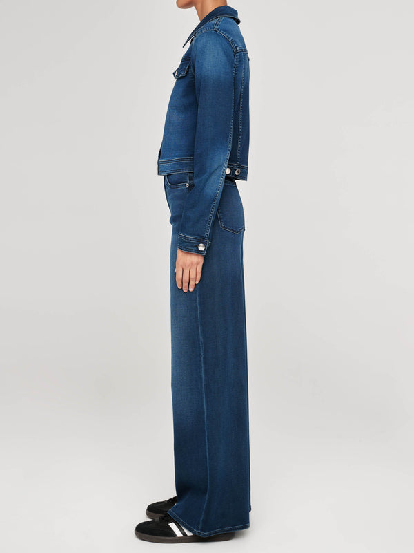 Dl1961 Hepburn Wide Leg High Rise 32" Jeans Stream