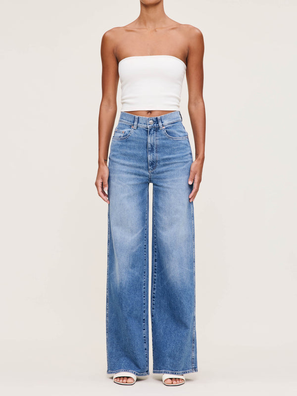 dl1961 Hepburn Wide Leg High Rise 32" Jeans Wythe