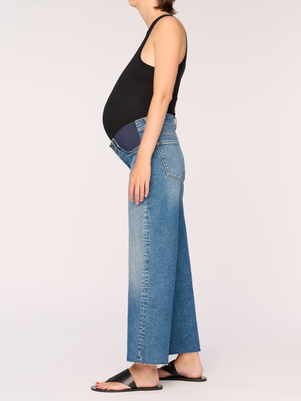 Dl1961 Hepburn Wide Leg Maternity Jeans East Lake