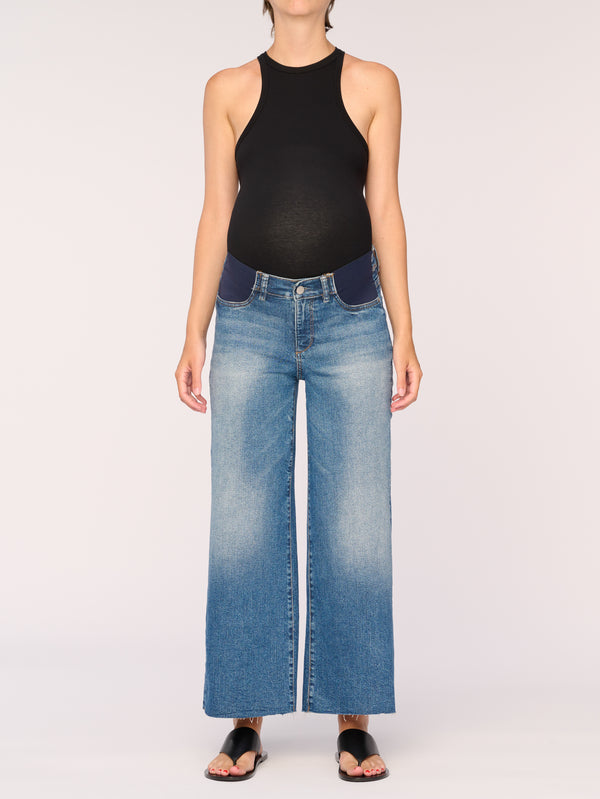 dl1961 Hepburn Wide Leg Maternity Jeans East Lake