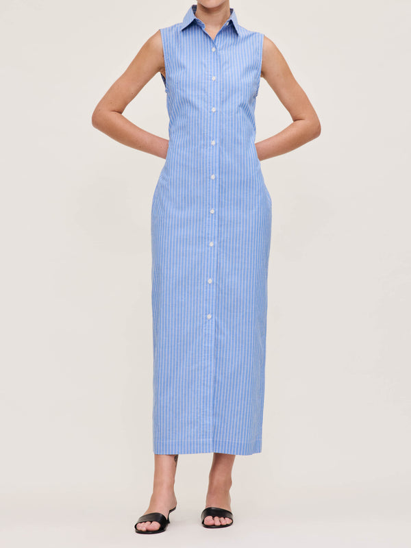 dl1961 Ilana Dress Sky Blue/White Stripe