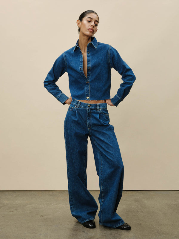 Dl1961 Isabel Wide Leg 31.5" Jeans North Beach