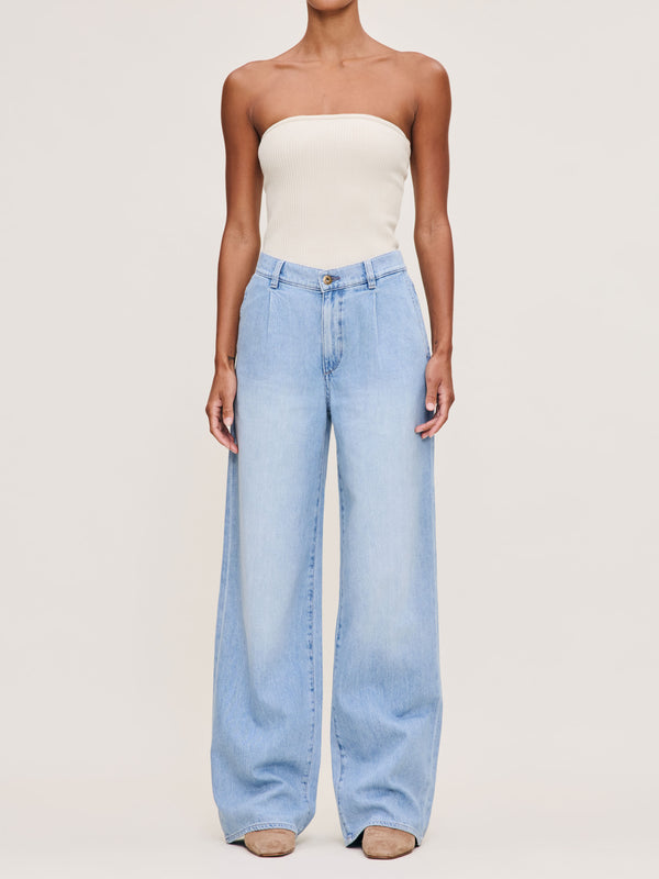 Dl1961 Isabel Wide Leg 31" Jeans Beachfront