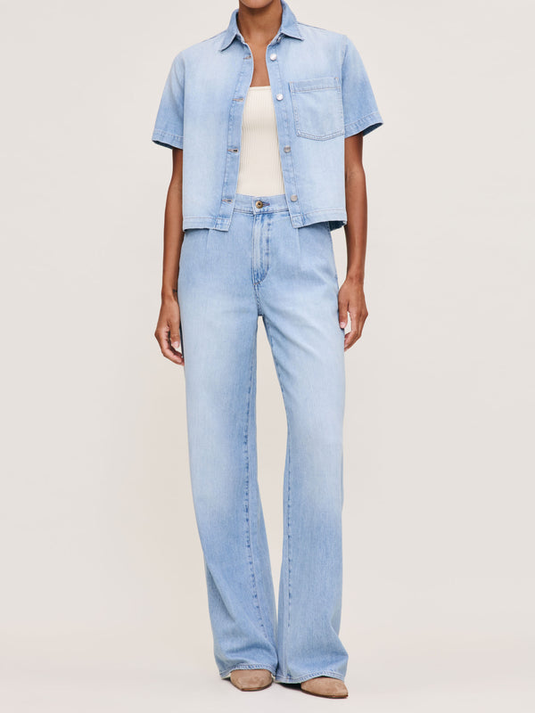 dl1961 Isabel Wide Leg 31" Jeans Beachfront