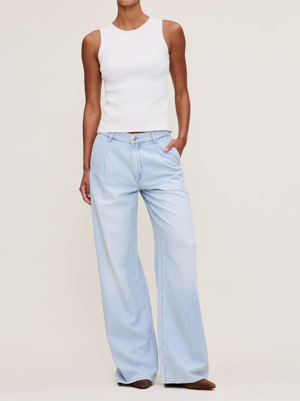 Dl1961 Isabel Wide Leg Mid Rise 31.5" Poolside