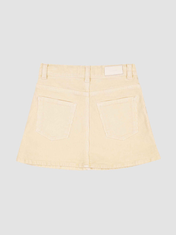 Dl1961 Jenny Mini Skirt Manilla Corduroy