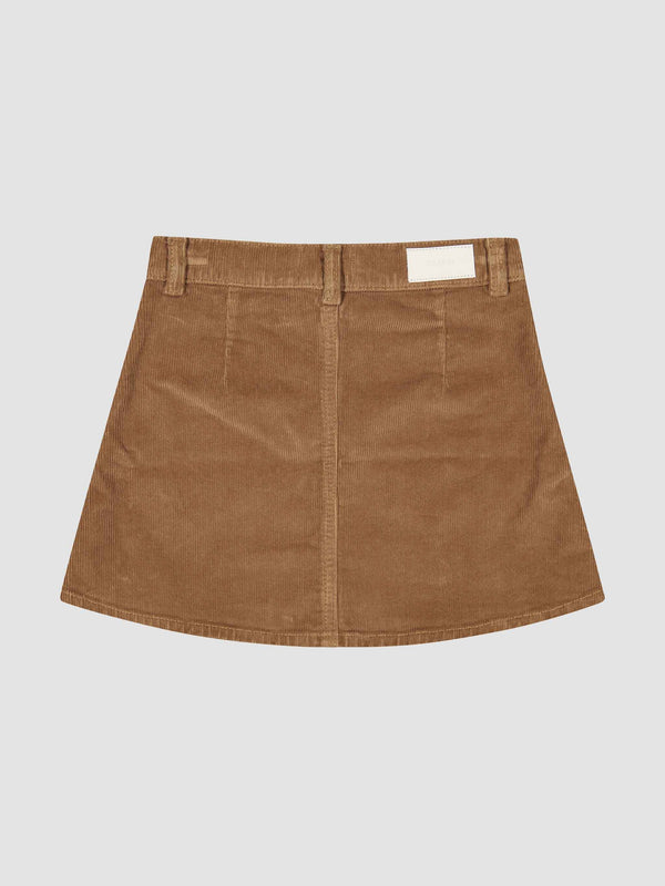 Dl1961 Jenny Mini Skirt Teakwood