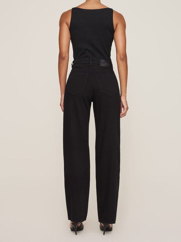 Dl1961 Kaylen Soft Curve High Rise 32" Jeans Black