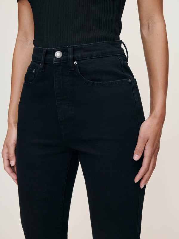 Dl1961 Kristy Cigarette High Rise 29" Jeans Black
