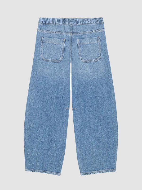 Dl1961 Lilia Barrel Pull-On Jeans Meadow Lake
