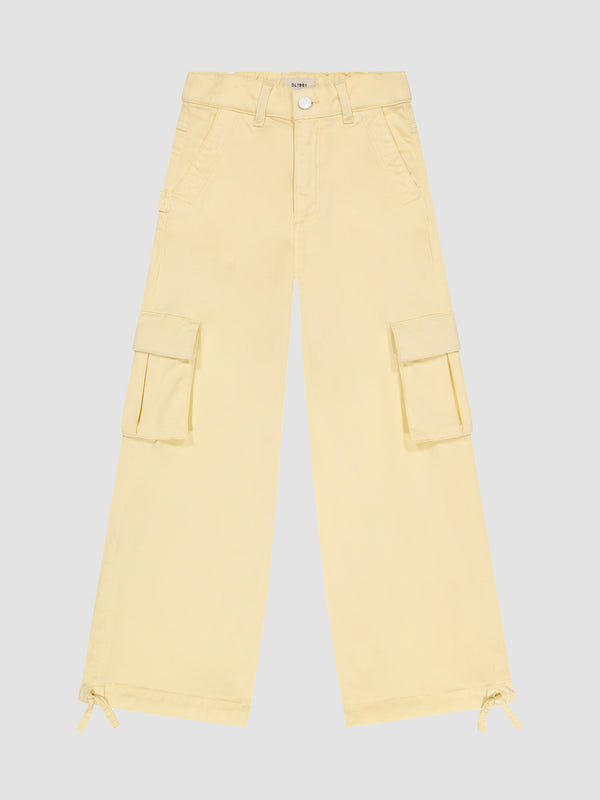 dl1961 Lily Wide Leg Jogger Citron