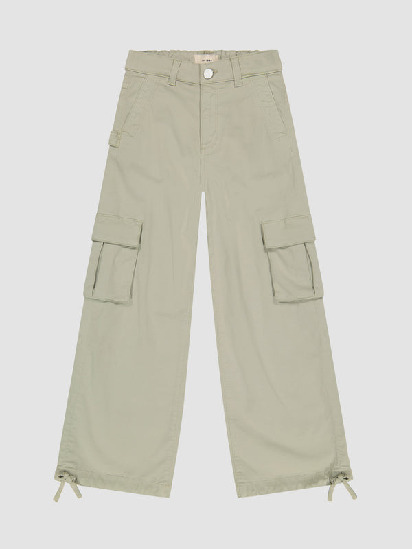 dl1961 Lily Wide Leg Jogger Dried Sage