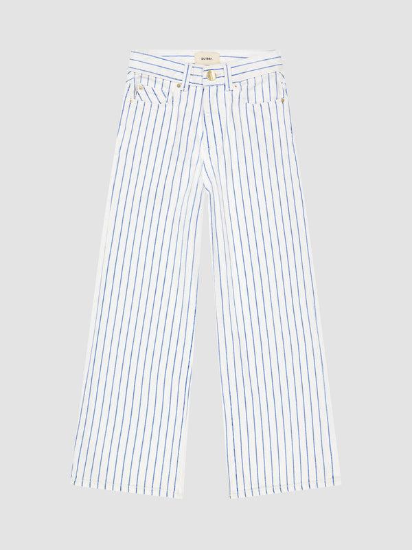 dl1961 Lily Wide Leg Nautical Stripe
