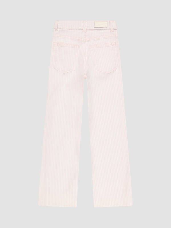 Dl1961 Lily Wide Leg Pink Stripe