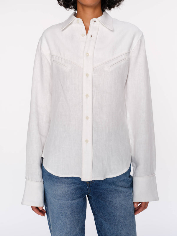 Dl1961 Lisette Shirt Western Linen